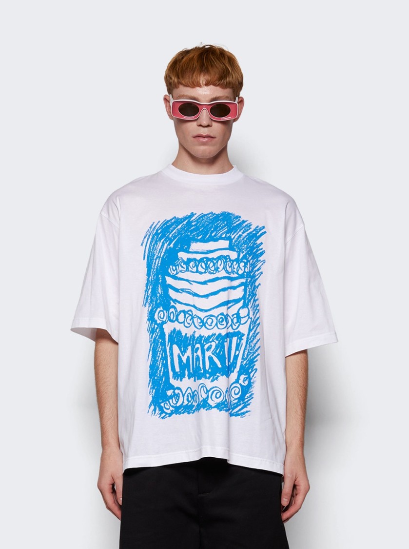 Shop Marni Crayon Print T-shirt