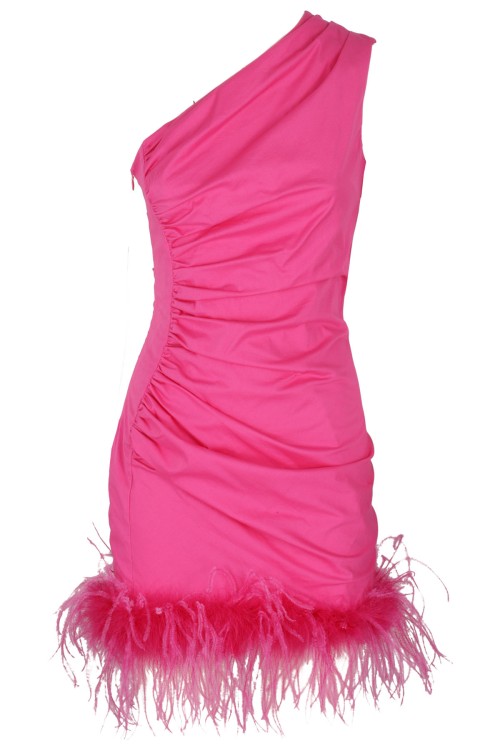 オールインワン・サロペット Giuseppe Di Morabito Fuchsia Poplin Mini Dress Giuseppe Di Morabito Fuchsia Poplin Mini Dress In Purple