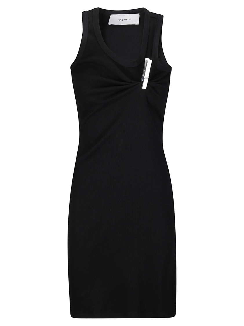 Coperni Washing Clip Cotton Jersey Minidress