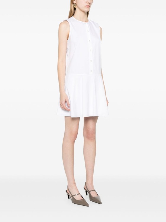 オールインワン・サロペット Theory Flared White Linen Blend Mini Dress Theory Flared White Linen Blend Mini Dress | THE LIST