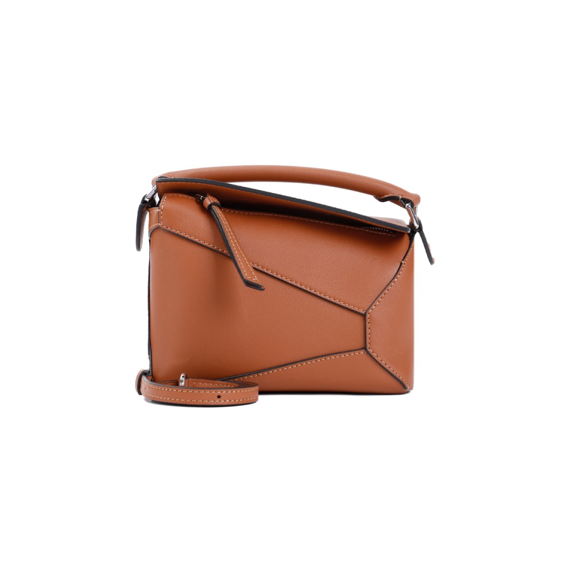 Loewe Tan Puzzle Edge Leather Mini Bag