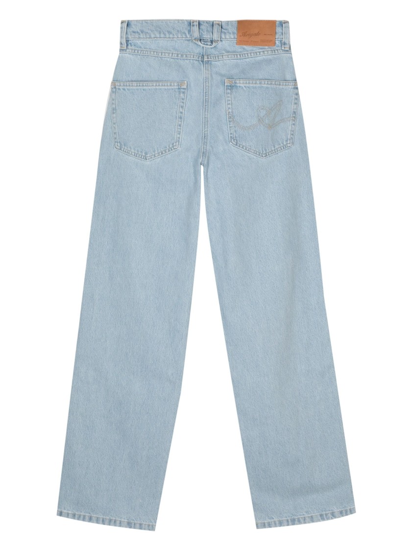 Axel Arigato Studio Stripe Jeans In Blue