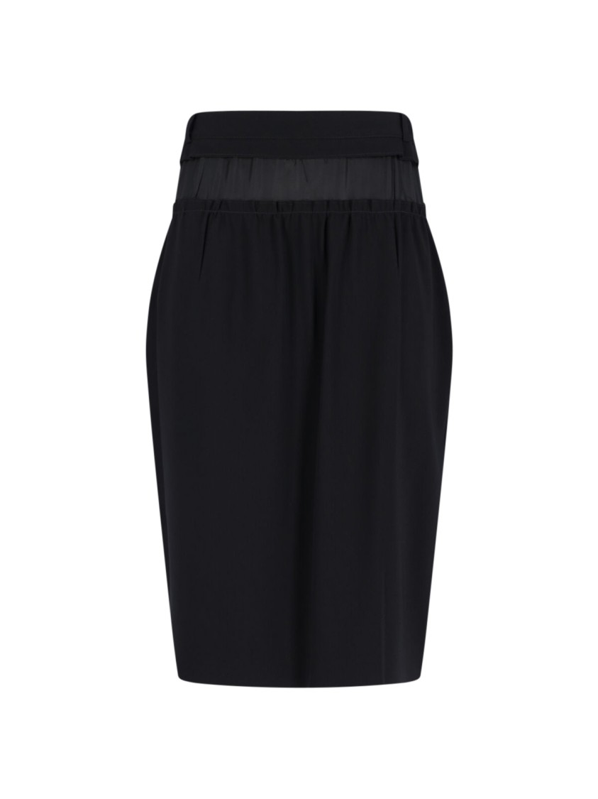 Maison Margiela Knee Length And Midi Skirts In Black