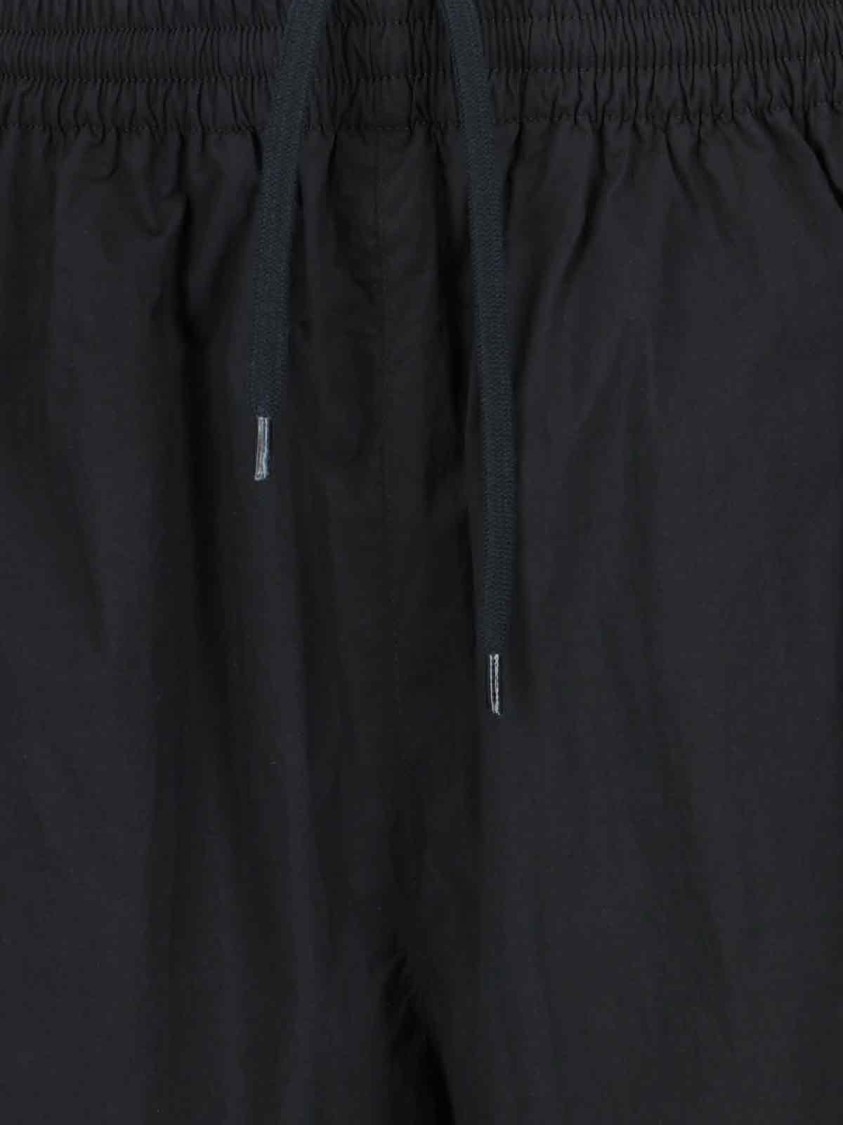 Balenciaga Black Technical Fabric Short With Logo