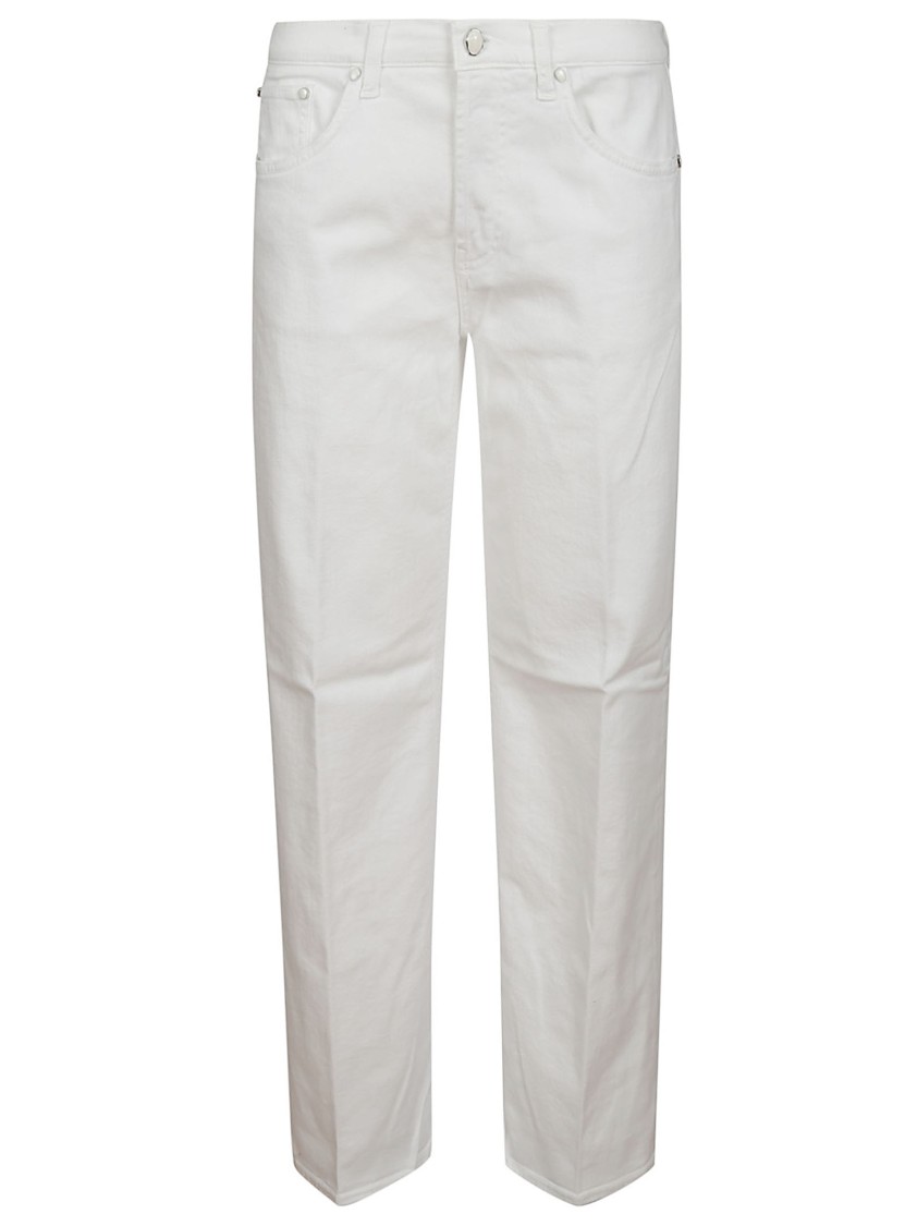 Dondup High-waisted Five-pocket Super Skinny Bootcut Trousers