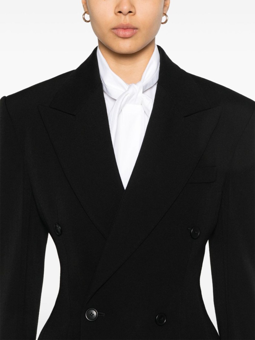 Phoebe Philo Structured Shoulder Tailored Jacket With Double-breasted Design