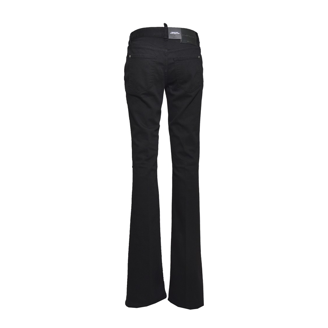Dsquared2 Black Flare Twiggy Denim Jeans In Black