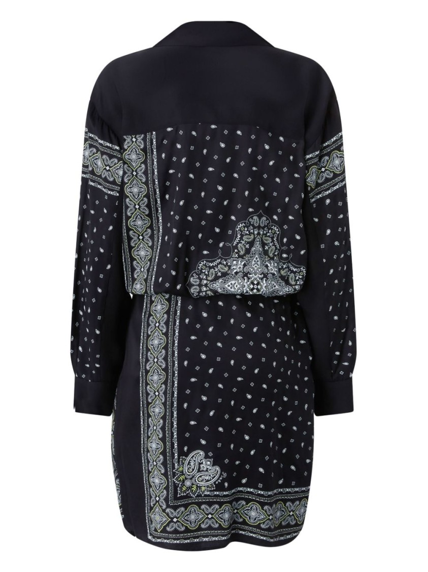 Shop Pinko Mesopotamia Dress With Side Tie Fastening