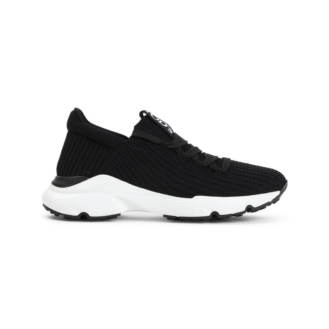 TOD'S TOD'S TODS BLACK TEXTILE SNEAKERS