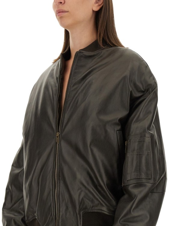 Salvatore Santoro Black Ovine Bomber Jacket | THE LIST