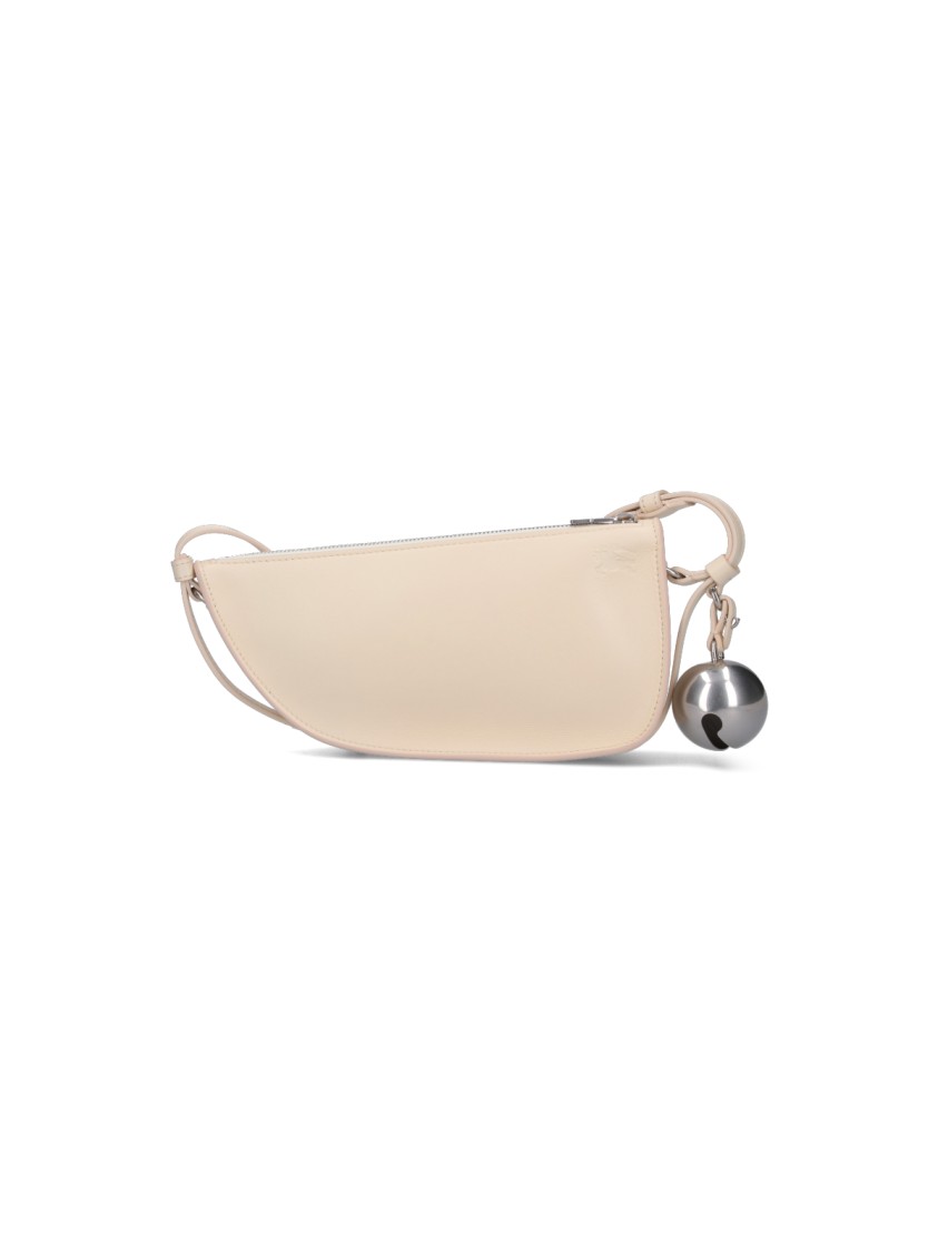 Burberry Mini 'shield' Shoulder Bag – Off-white