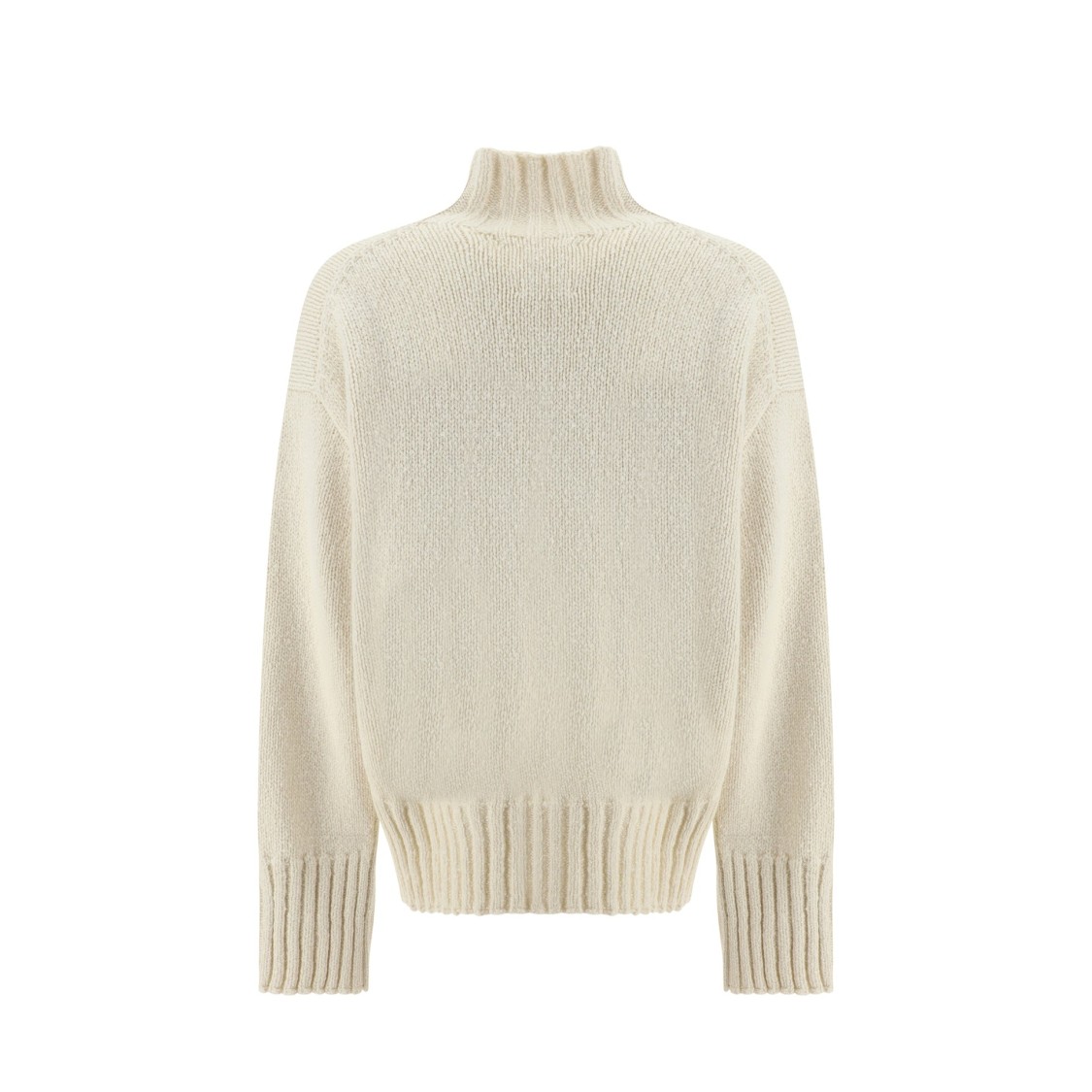 Jil Sander Wool And Silk Sweater Women In Neutrals