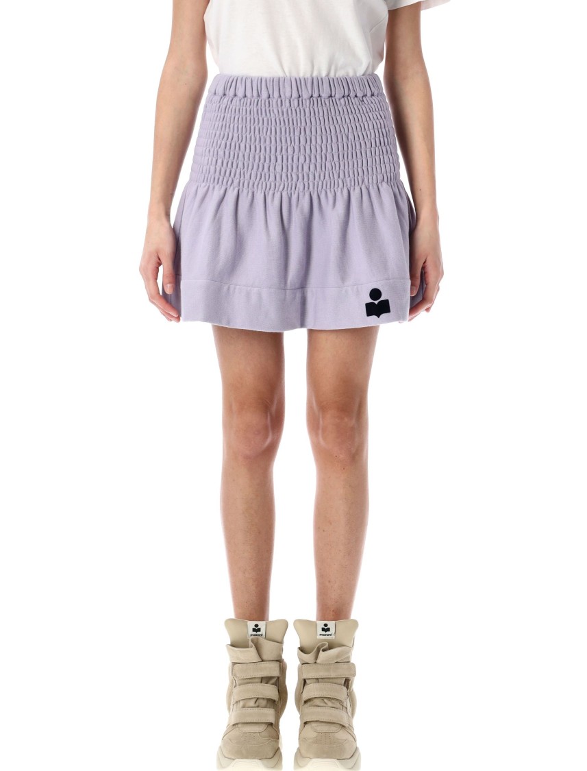 Isabel Marant Étoile Pacifica Mini Skirt In Purple