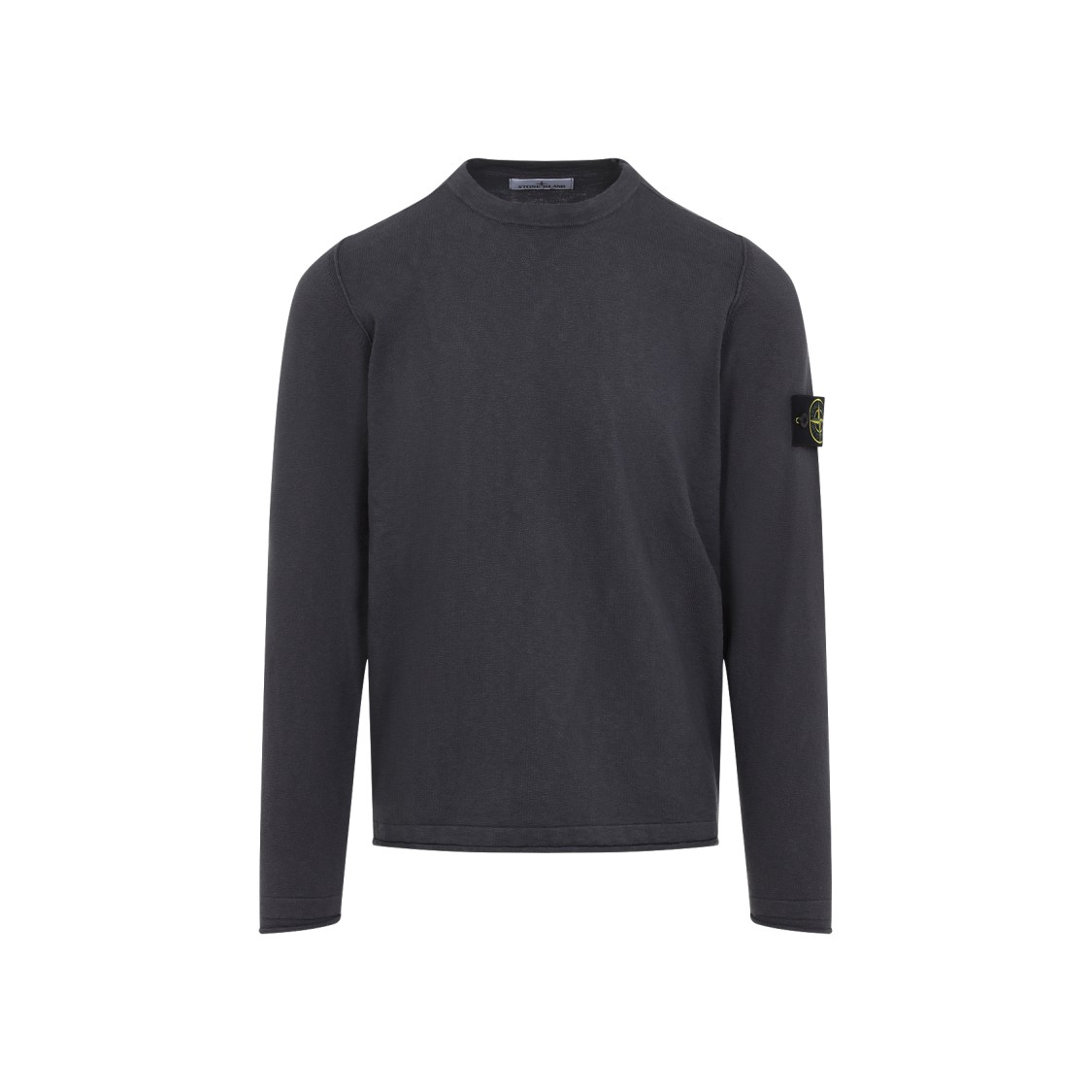 Shop Stone Island Crew Neck Pullover In Grey