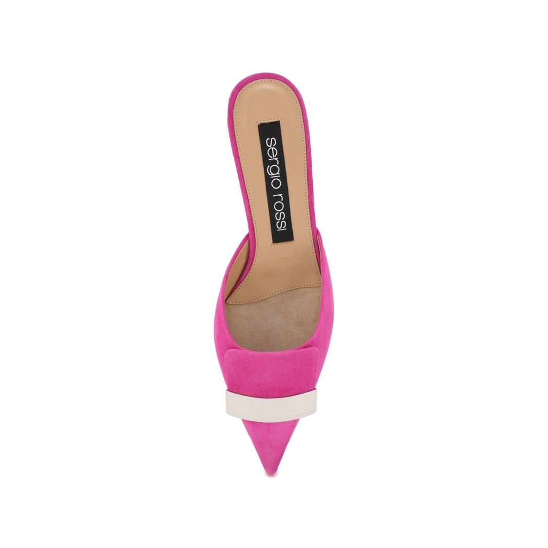 Sergio Rossi Leather Mules In Pink