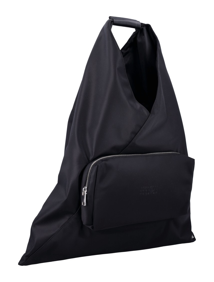 Mm6 Maison Margiela Mm6 By Maison Margiela Japanese Pocket Handbag With Zippered Front In Black