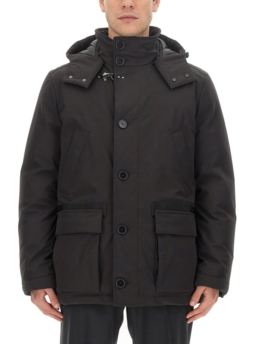 Fay Technical Fabric Caban