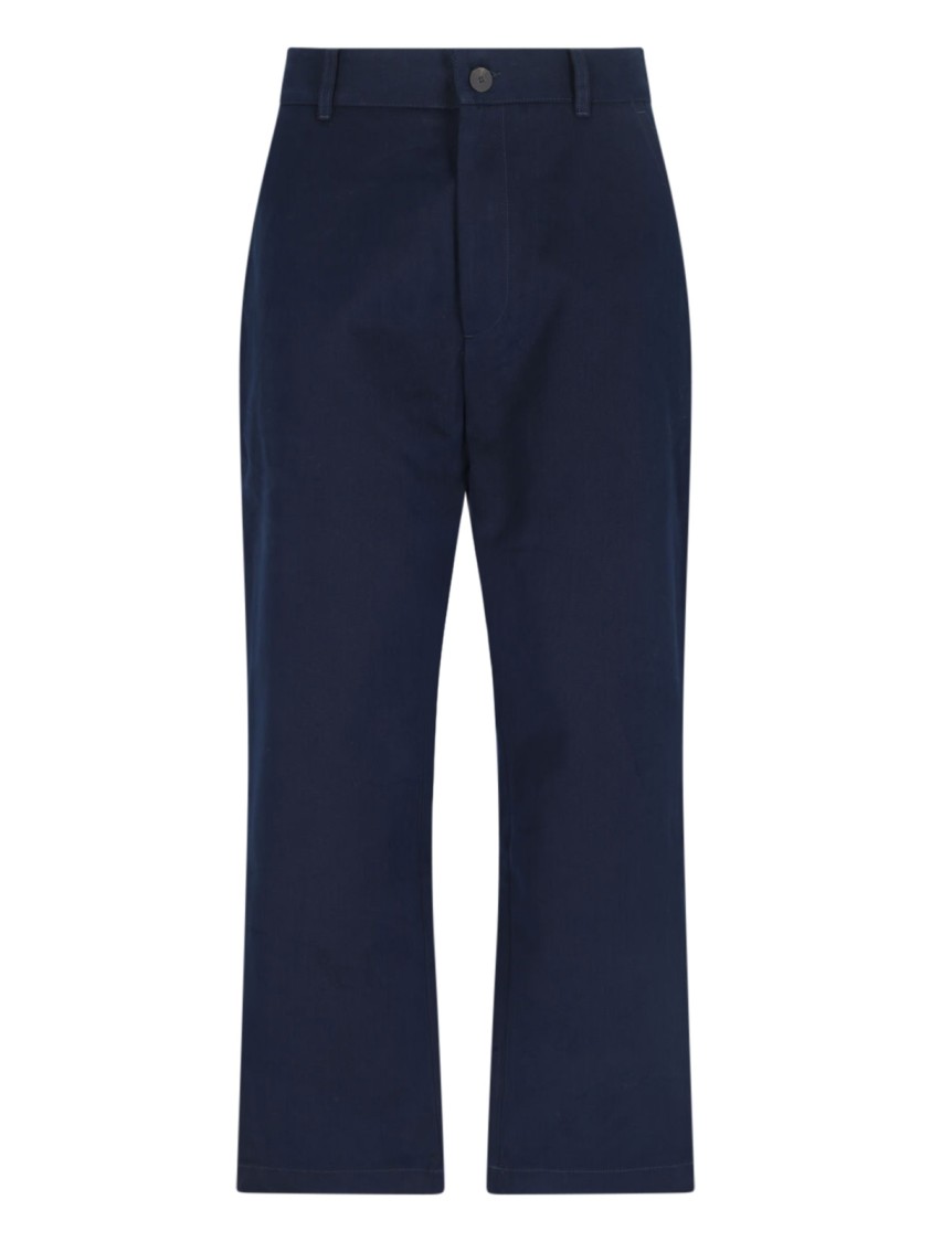Studio Nicholson Straight Leg Trousers With Pockets And Loops
