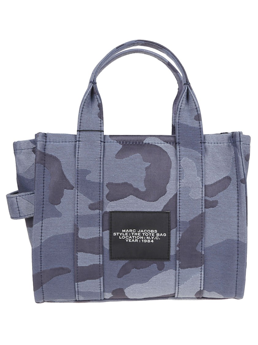 Marc Jacobs Compact Camouflage Jacquard Tote With Carrying Options