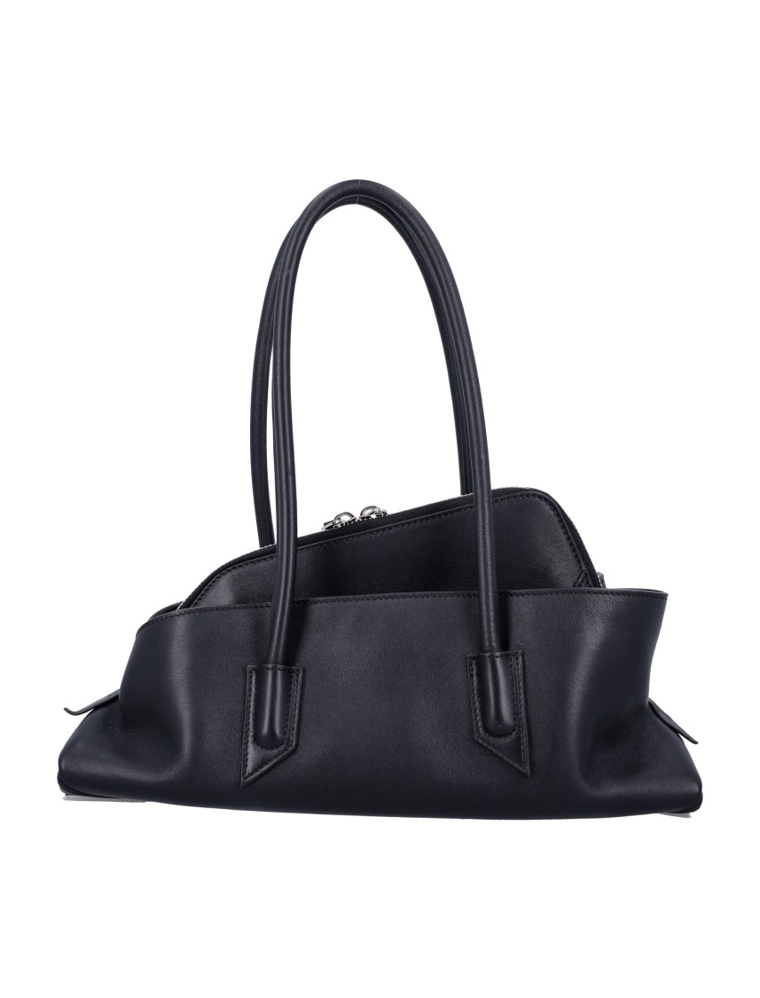 Attico The La Passeggiata Small Tote Bag In Black