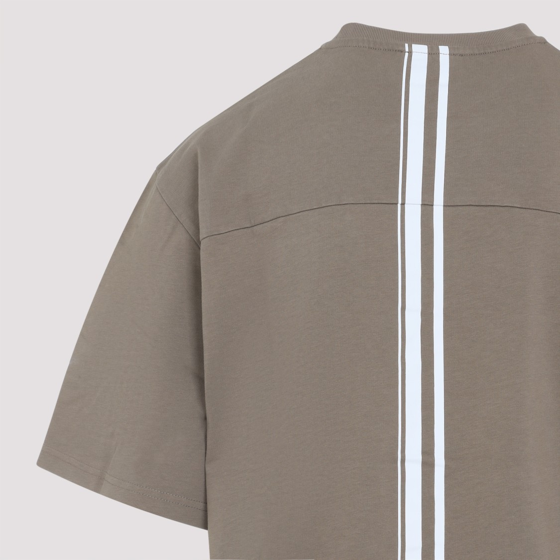 Mordecai Mud Brown Cotton Classic Fit T-shirt In Brown