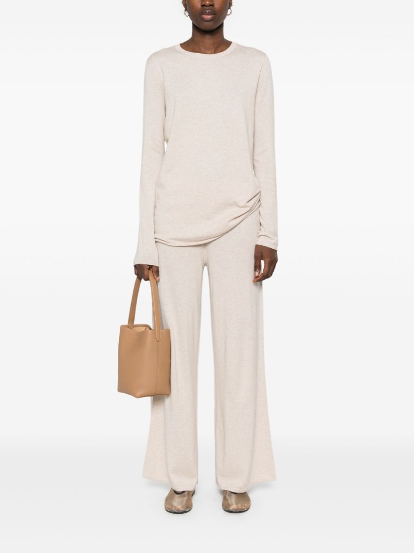 LISA YANG LISA YANG SAND BEIGE SWEATPANTS