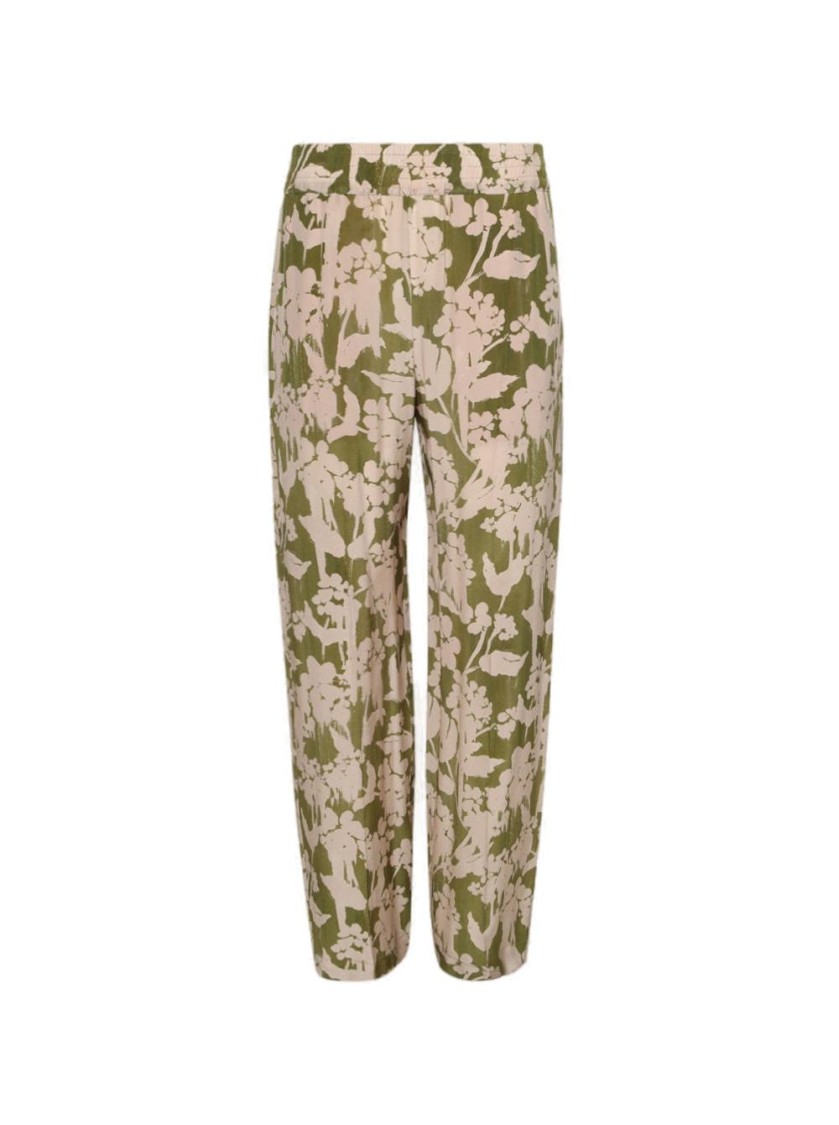 Victoria Beckham Womens Parakeet Blush Floral-print Silk-crepe Pyjama Trousers In Multi