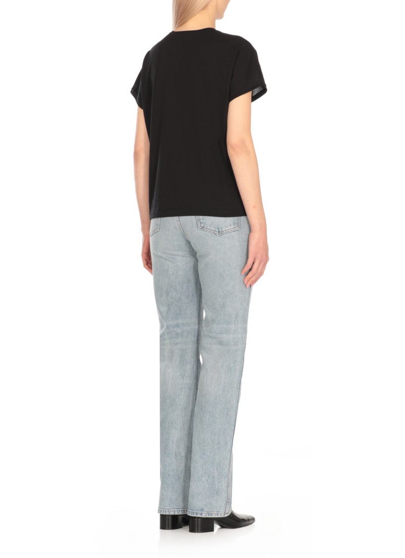 Khaite Black Cotton Top