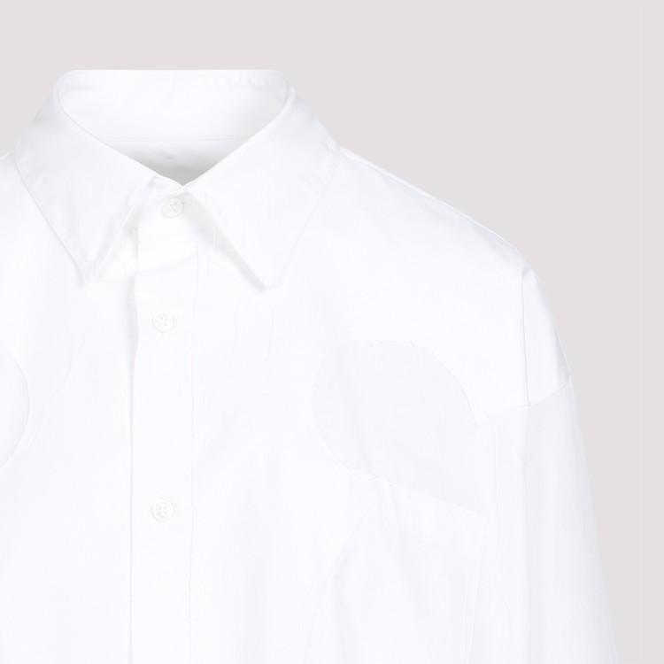 Maison Margiela Optic White Cotton Shirt in White | THE LIST