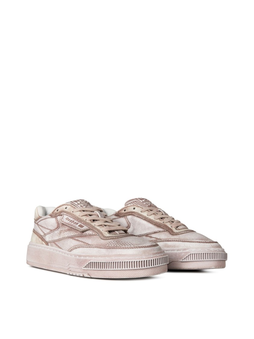 Reebok Club C Ltd Clay Overdyed Sneakers In Pink