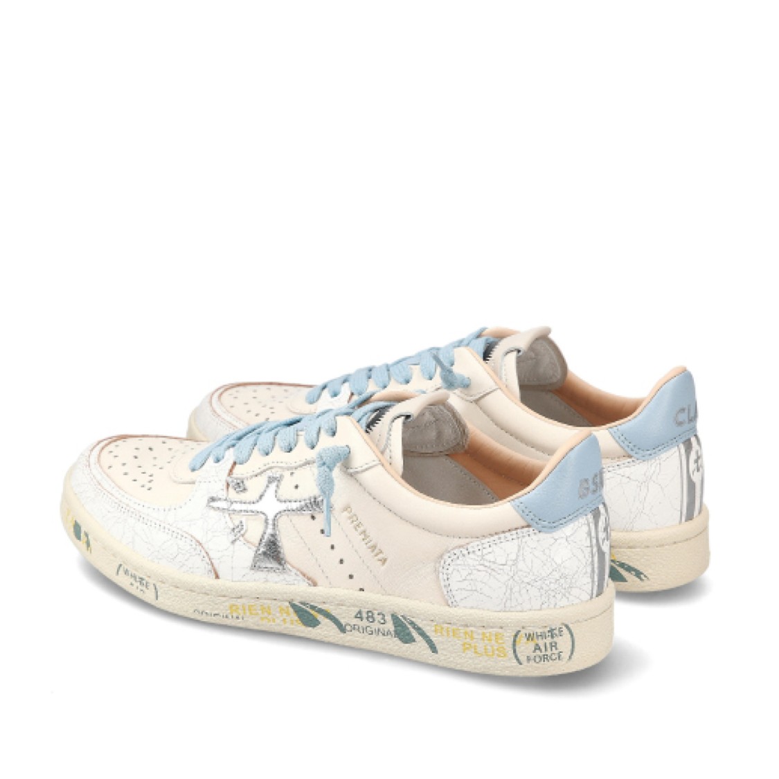 Premiata Bsktclad Strapped Low-top Casual Shoes In Grey