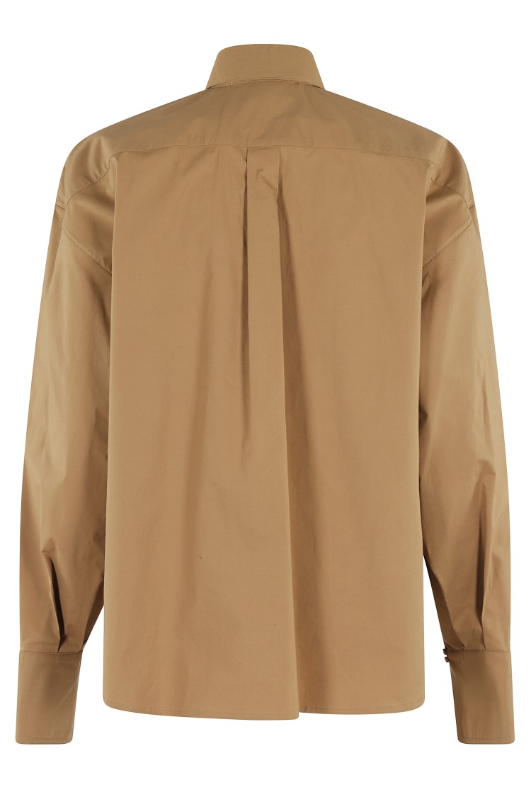 FEDERICA TOSI FEDERICA TOSI CUT-OUT DETAIL COTTON SHIRT