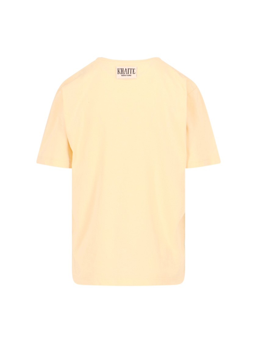 Khaite Logo T-shirt In Neutral