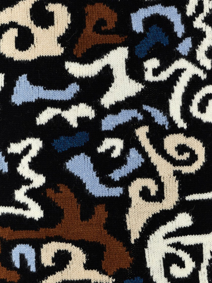 Ermanno Scervino Maxi Fringed Scarf In Multi