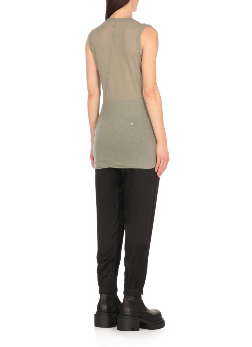 Rick Owens Green Cotton Top In Green