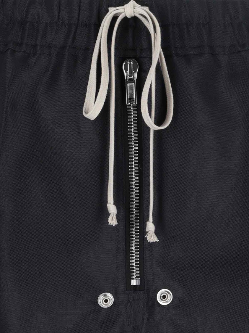 Rick Owens Wide-leg Trousers With High Waist And Utility Pockets