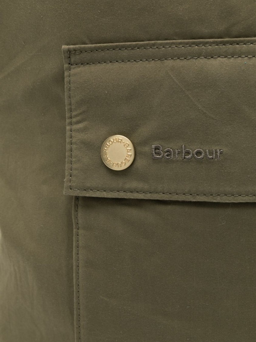 BARBOUR BARBOUR OLIVE GREEN BACKPACK WITH ADJUSTABLE STRAPS