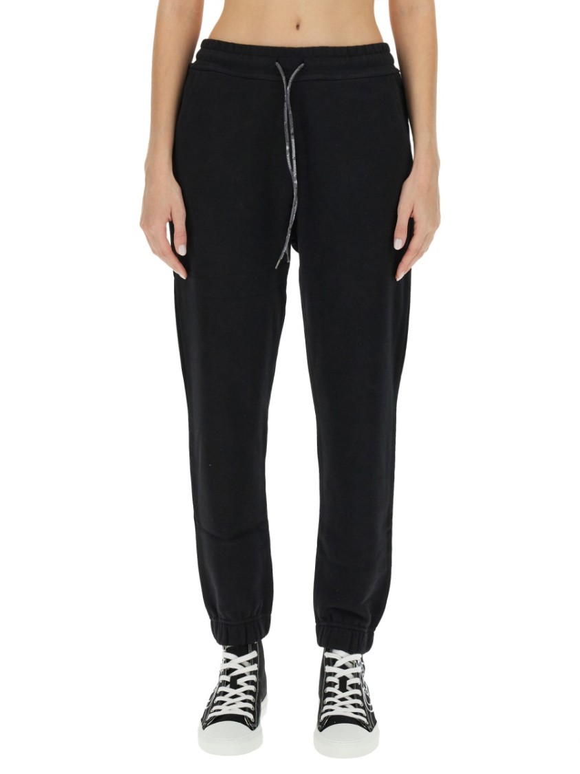 Vivienne Westwood Black Jogging Pants With Elastic Waistband In Black