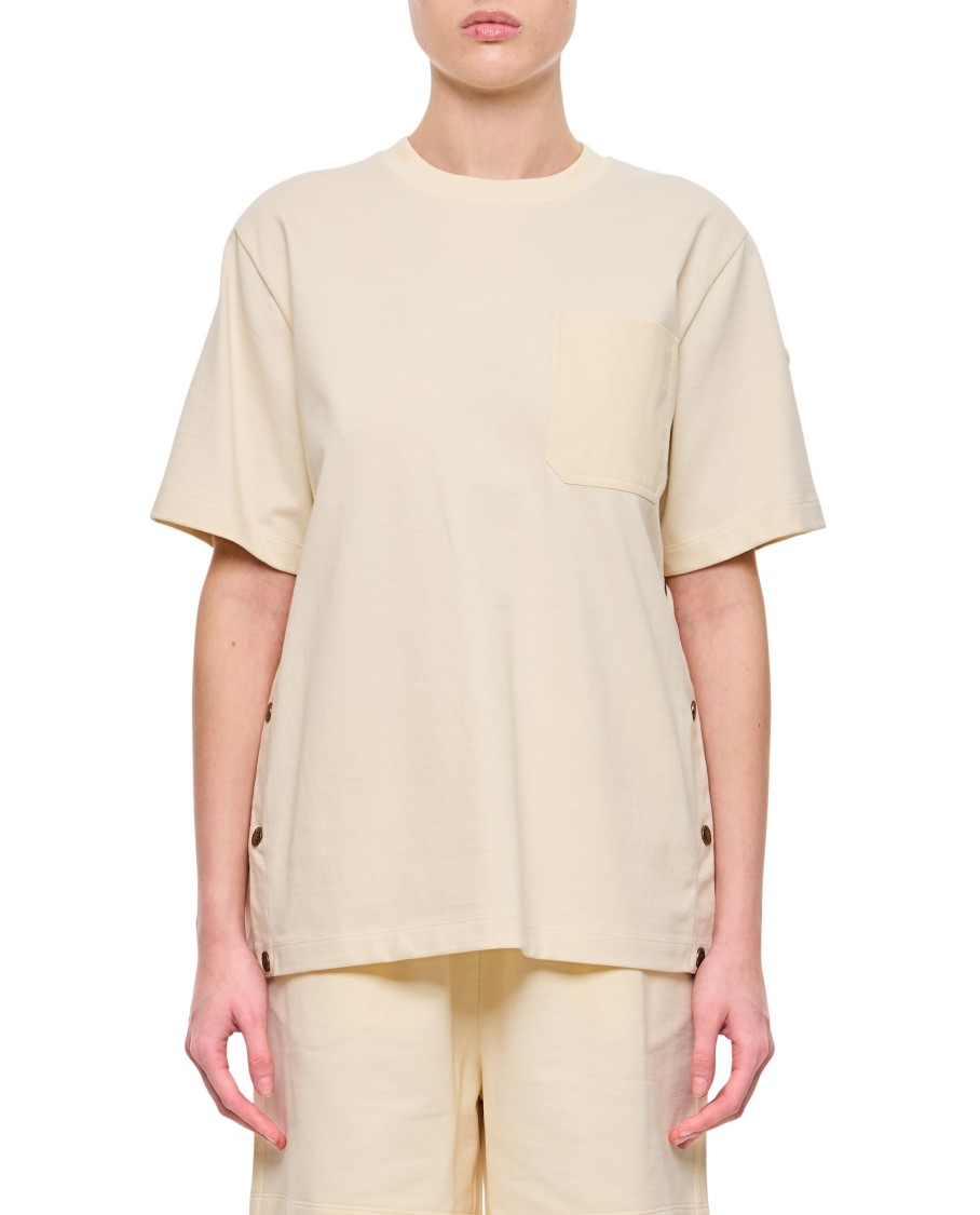 Moncler T-shirt In Neutrals