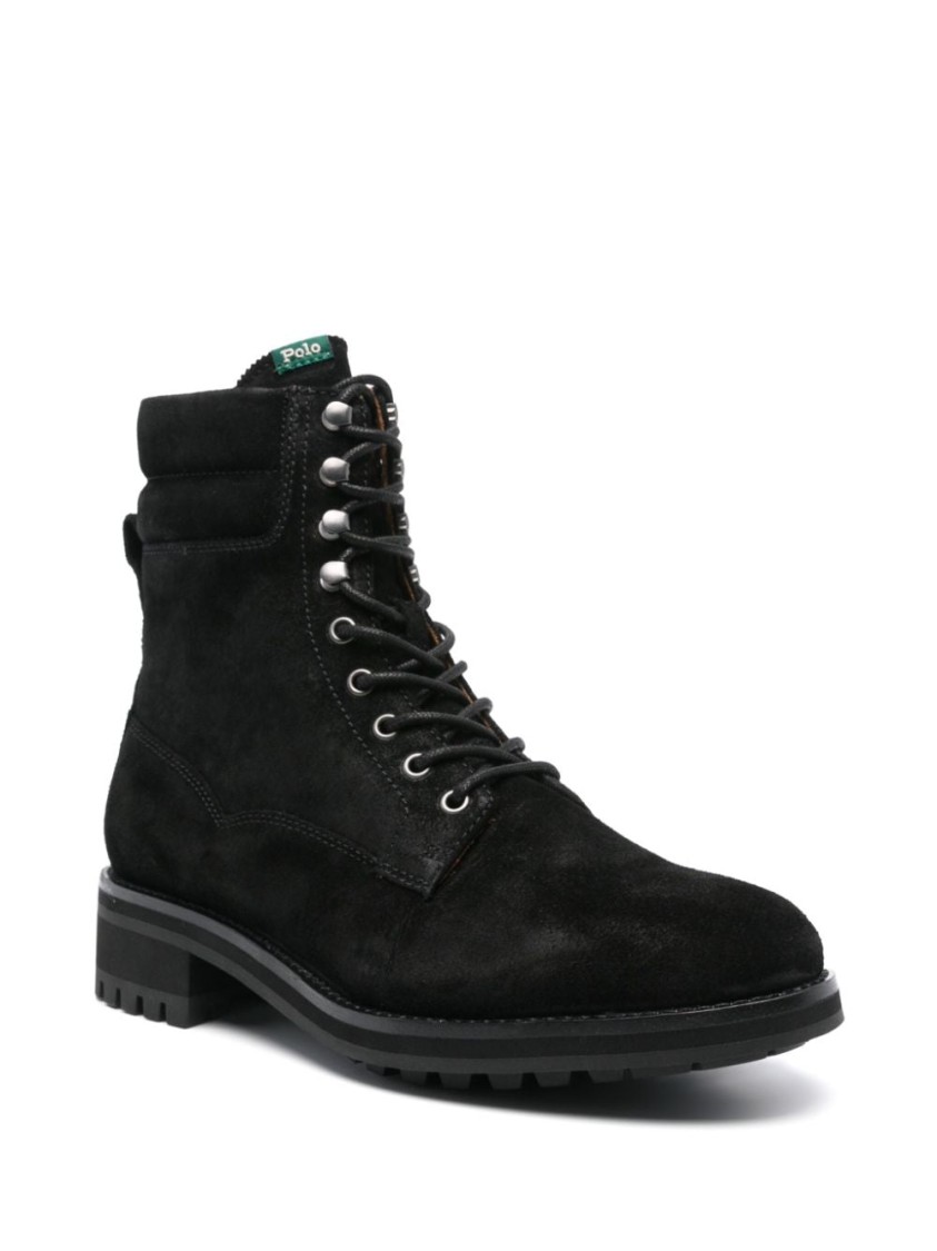 Polo Ralph Lauren Bryson Tall Boots In Black