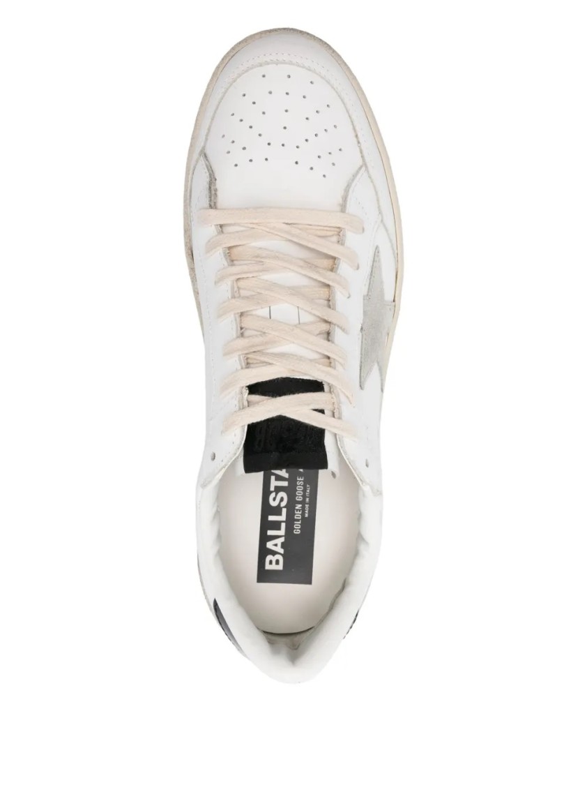 Golden Goose Classic Low-top Sneakers With Perforated Toe In White