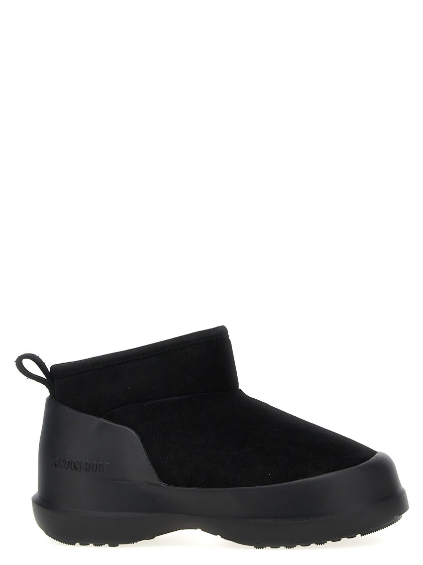 Moon Boot 'luna Low' Ankle Boots In Black