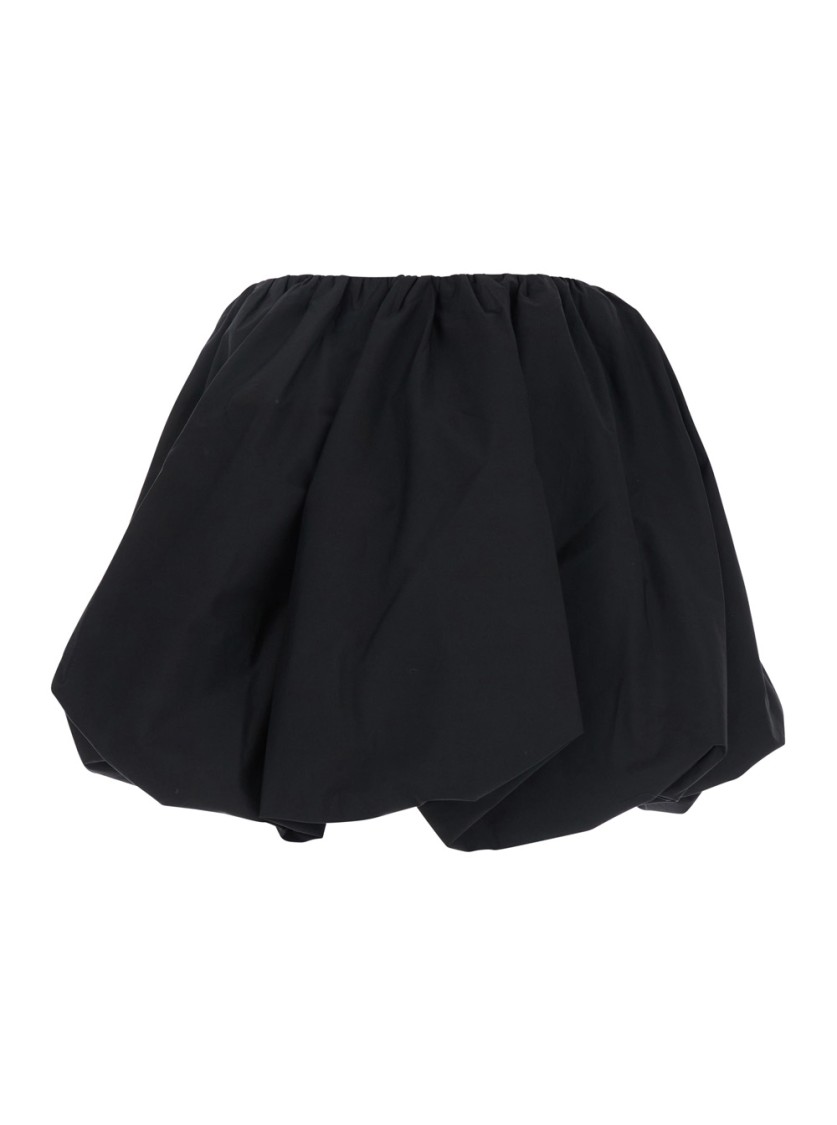 ROTATE BIRGER CHRISTENSEN ROTATE BLACK BALLOON MINISKIRT