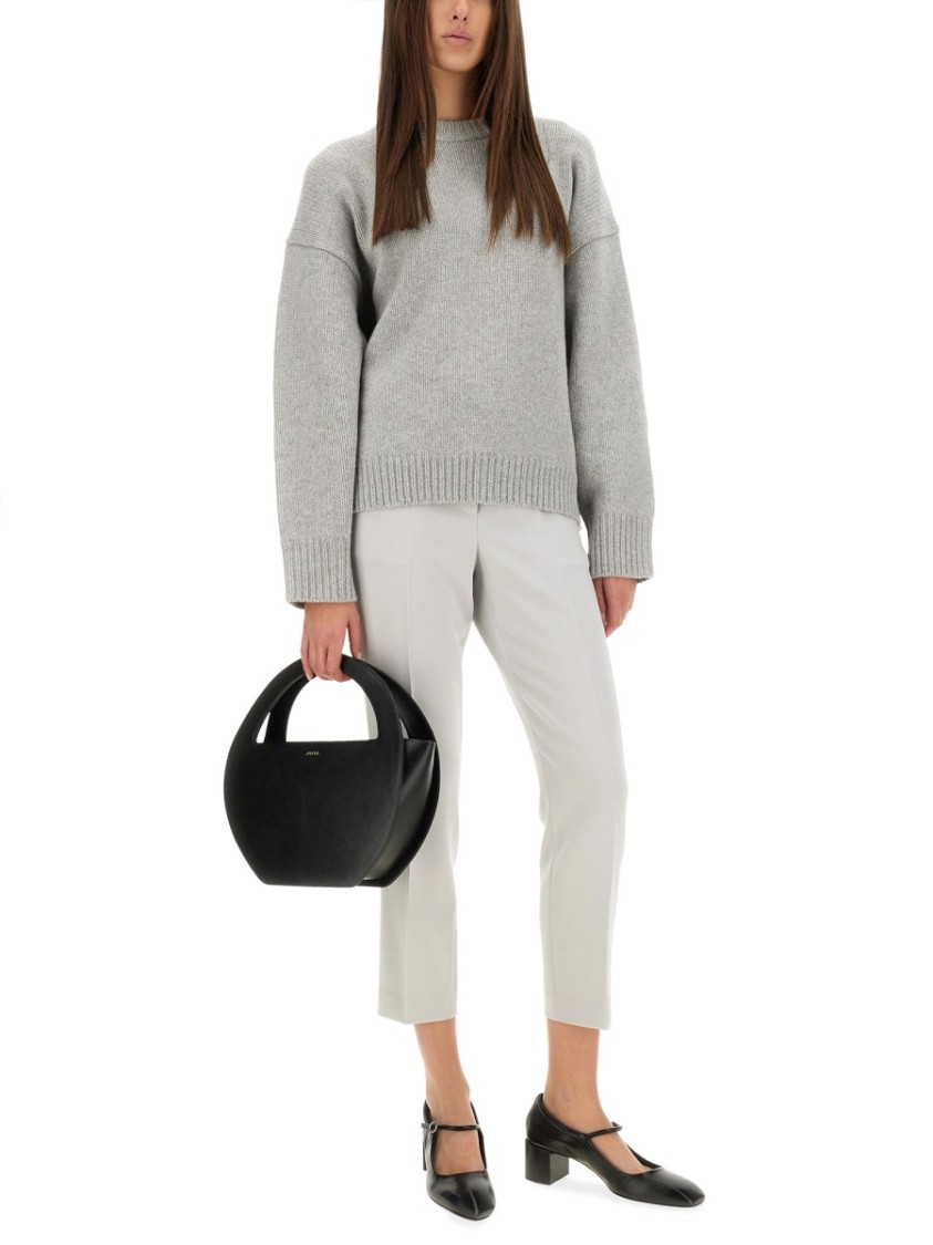 Shop Theory Oversize Knit Top In Grey