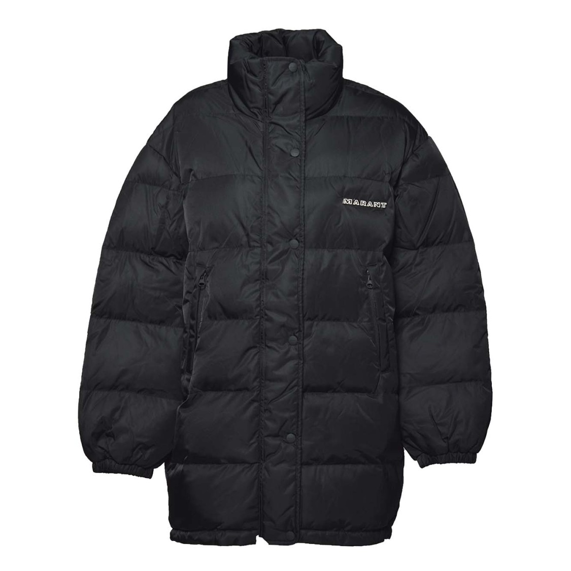 ブルゾン Isabel Marant Etoile Black Nylon Belize Puffer Jacket Isabel Marant Étoile Belize Puffer Jacket In Black Nylon