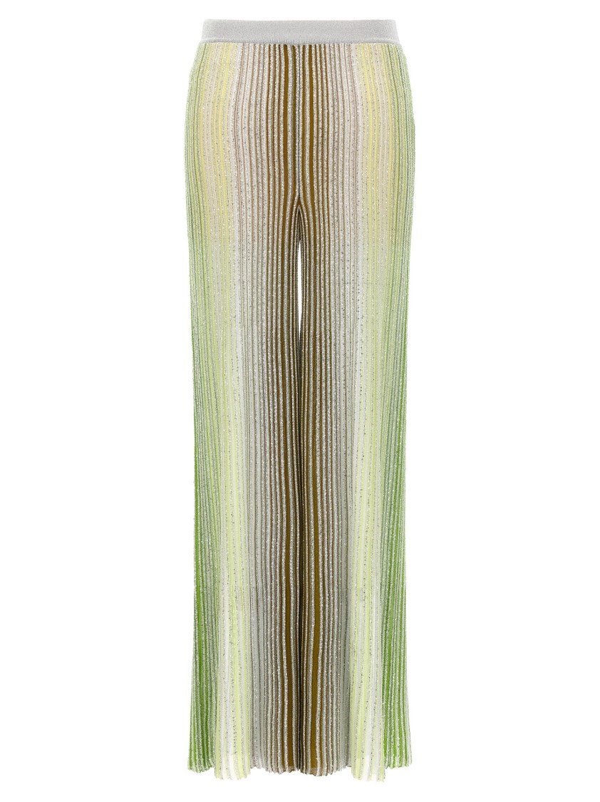 Missoni Palazzo Pants With Sequin And Lamé Accents In Multi