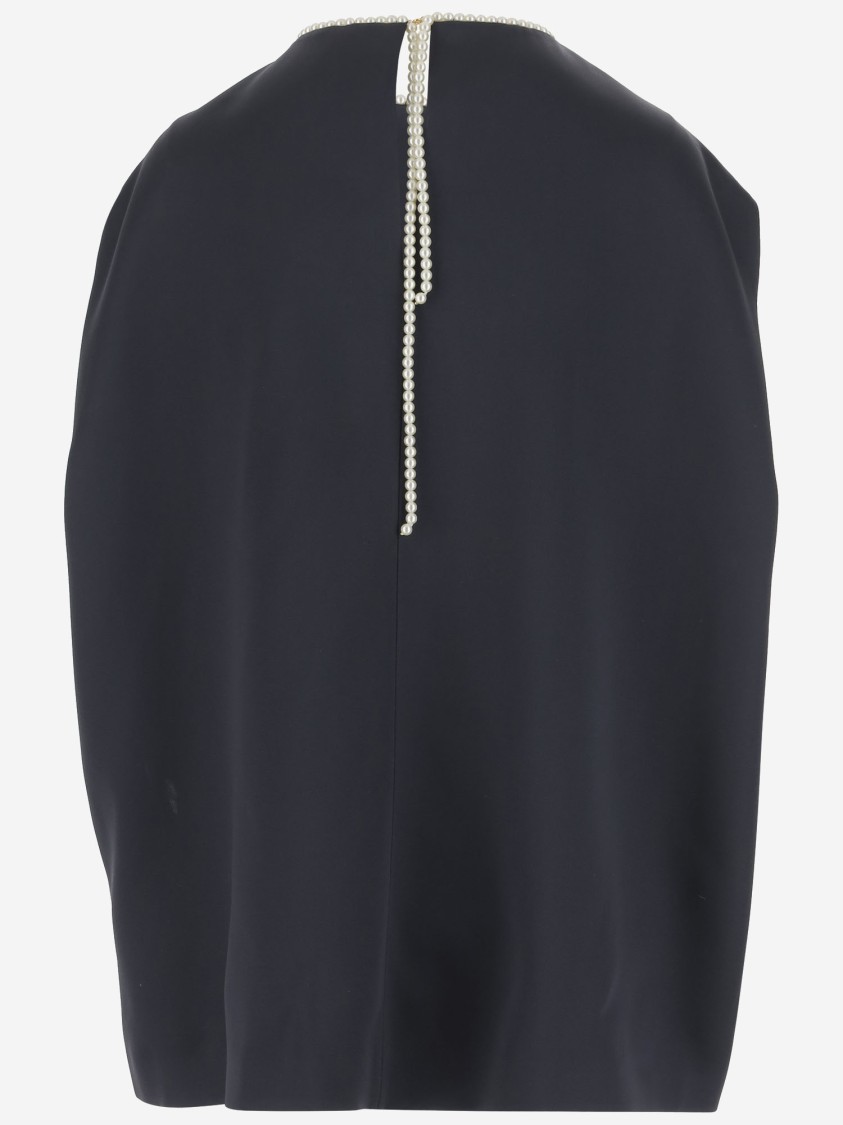 Shop Carven Cocoon Top In Double Satin