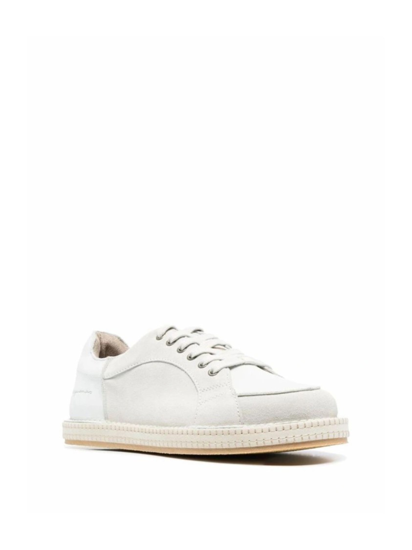 Jacquemus Men's Hi-top Sneakers With Logo Rubber Sole In White