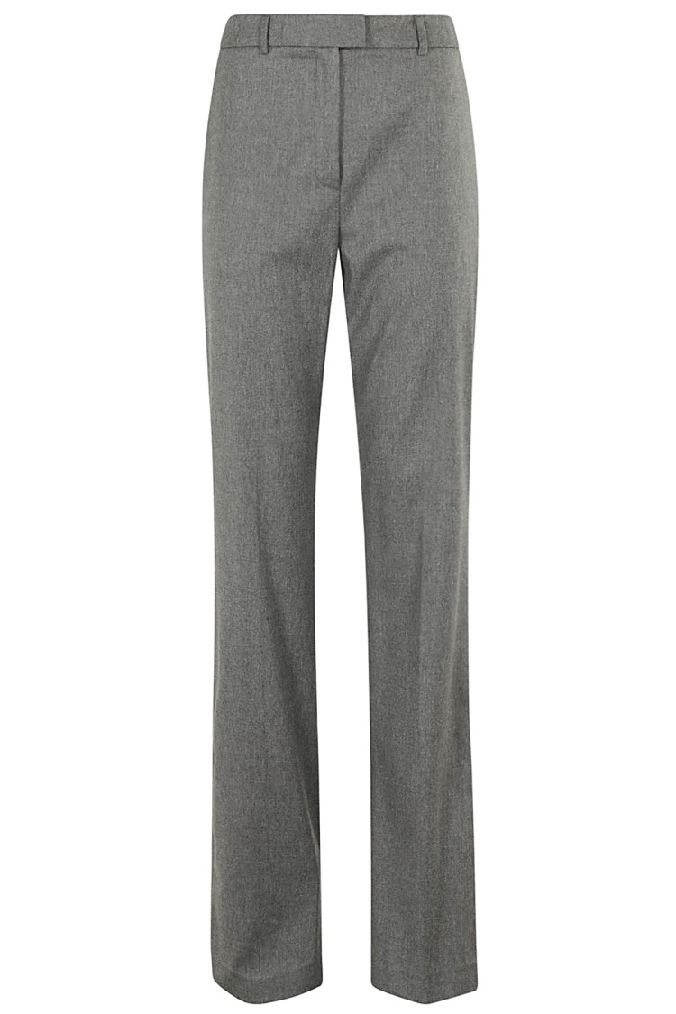 The Andamane High-waisted Gray Trousers In Grey