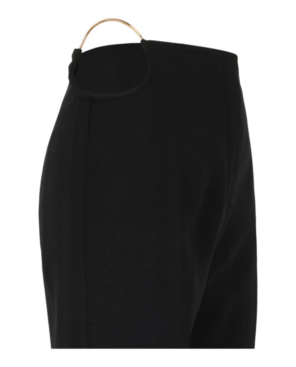 Versace Ring Cutout Pants Straight in Black | THE LIST